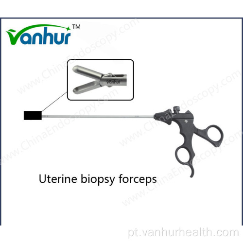 Instrumentos cirúrgicos Pinça para biópsia uterina laparoscópica